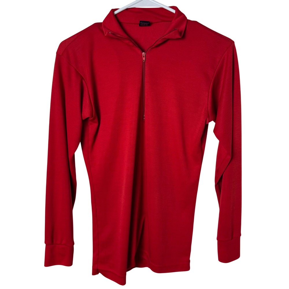 Patagonia Capilene Quarter Zip Pullover‎ Women S Red Vintage Base Layer USA